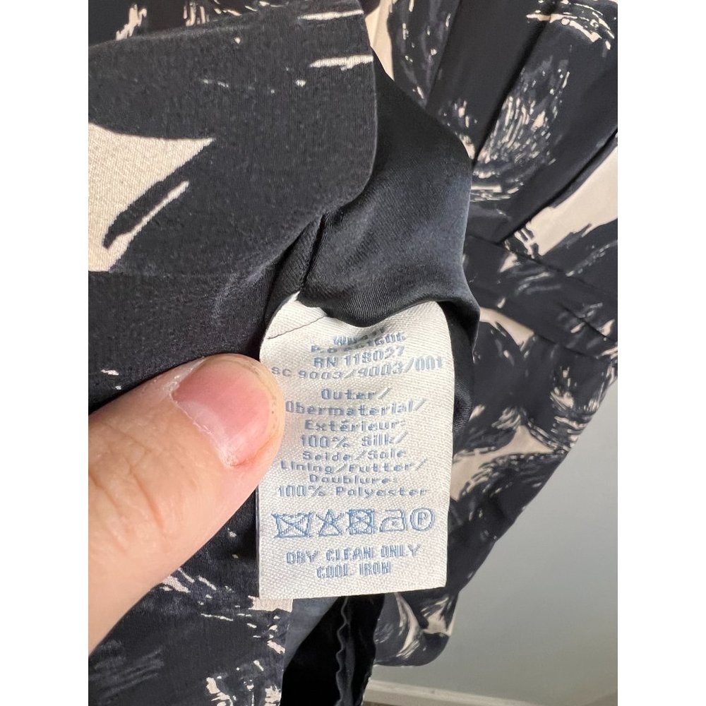 BODEN sz 14 UK 10 US silk sleeveless abstract dress EUC - Picture 4 of 4